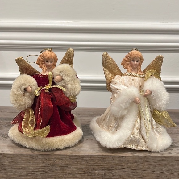 Vintage Porcelain Ceramic Angel Ornaments - Picture 1 of 17